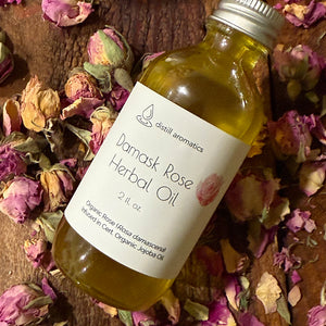 Damask Rose Herbal Oil