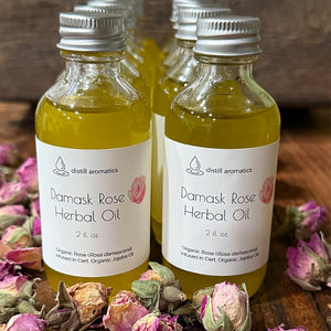 Damask Rose Herbal Oil