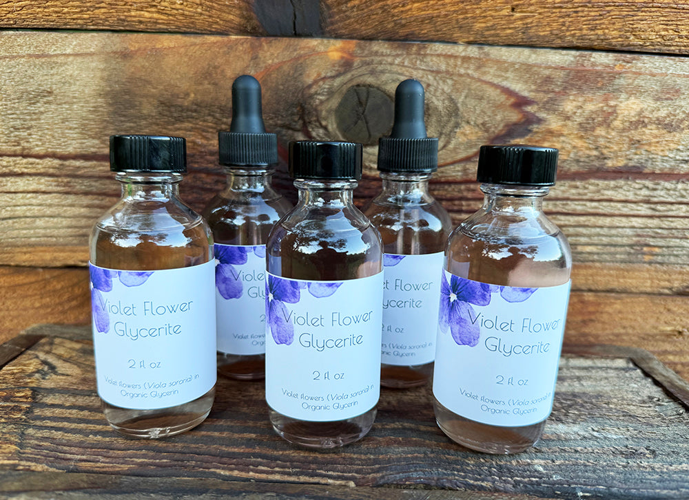 Violet Flower Glycerite - 2 fl oz
